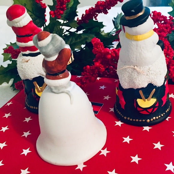 🎄Vintage Christmas Bells Santa, Snowman & Mouse🎄 - Picture 12 of 13